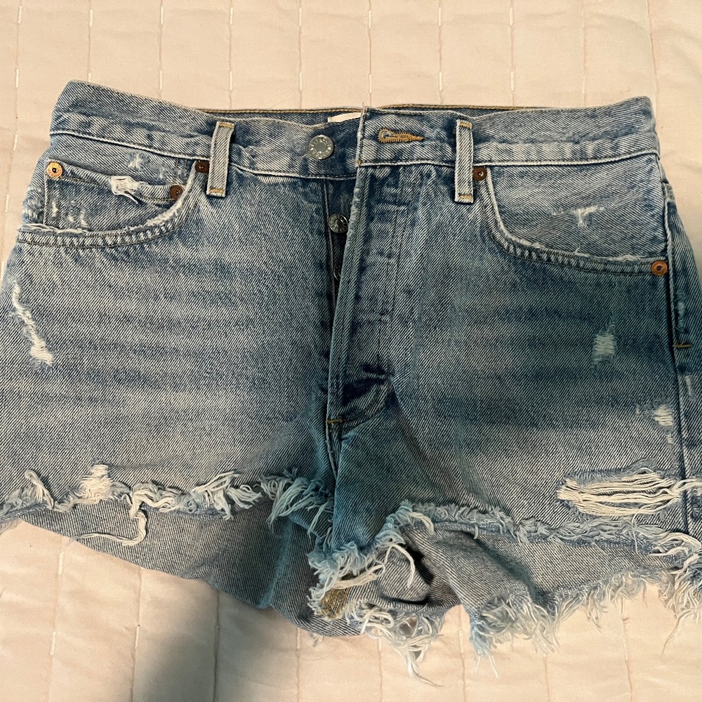 Agolde Parker jean shorts.